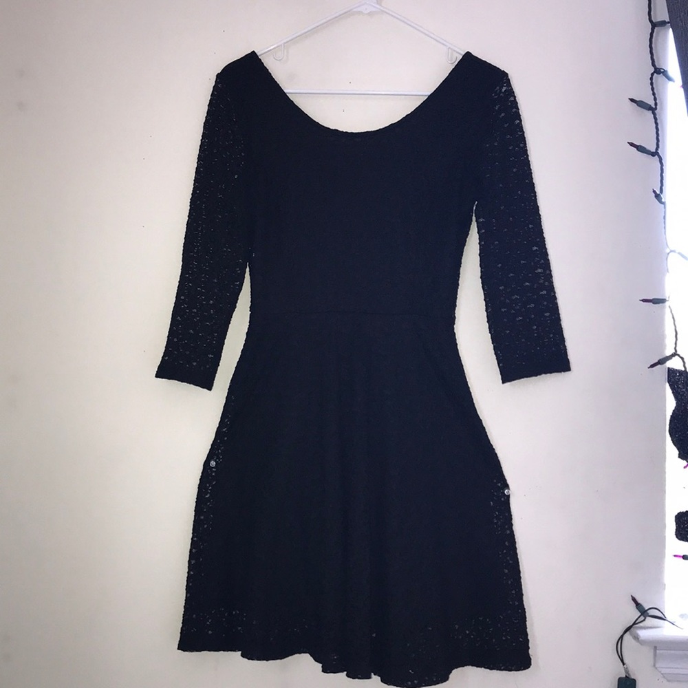 Lush lace long sleeve dress.